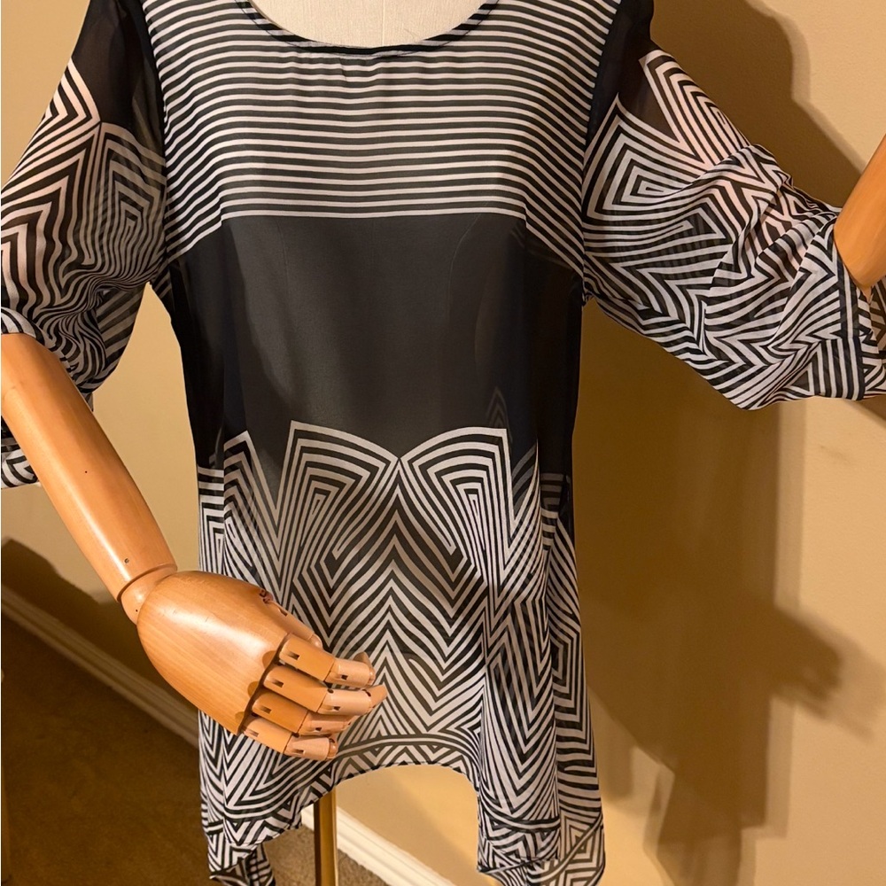 Women’s size large shirt. Brand is Come N See